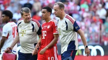Bayern Munich ease fears after Jamal Musiala faints on field Bayern Munich ease fears after Jamal Musiala faints on field