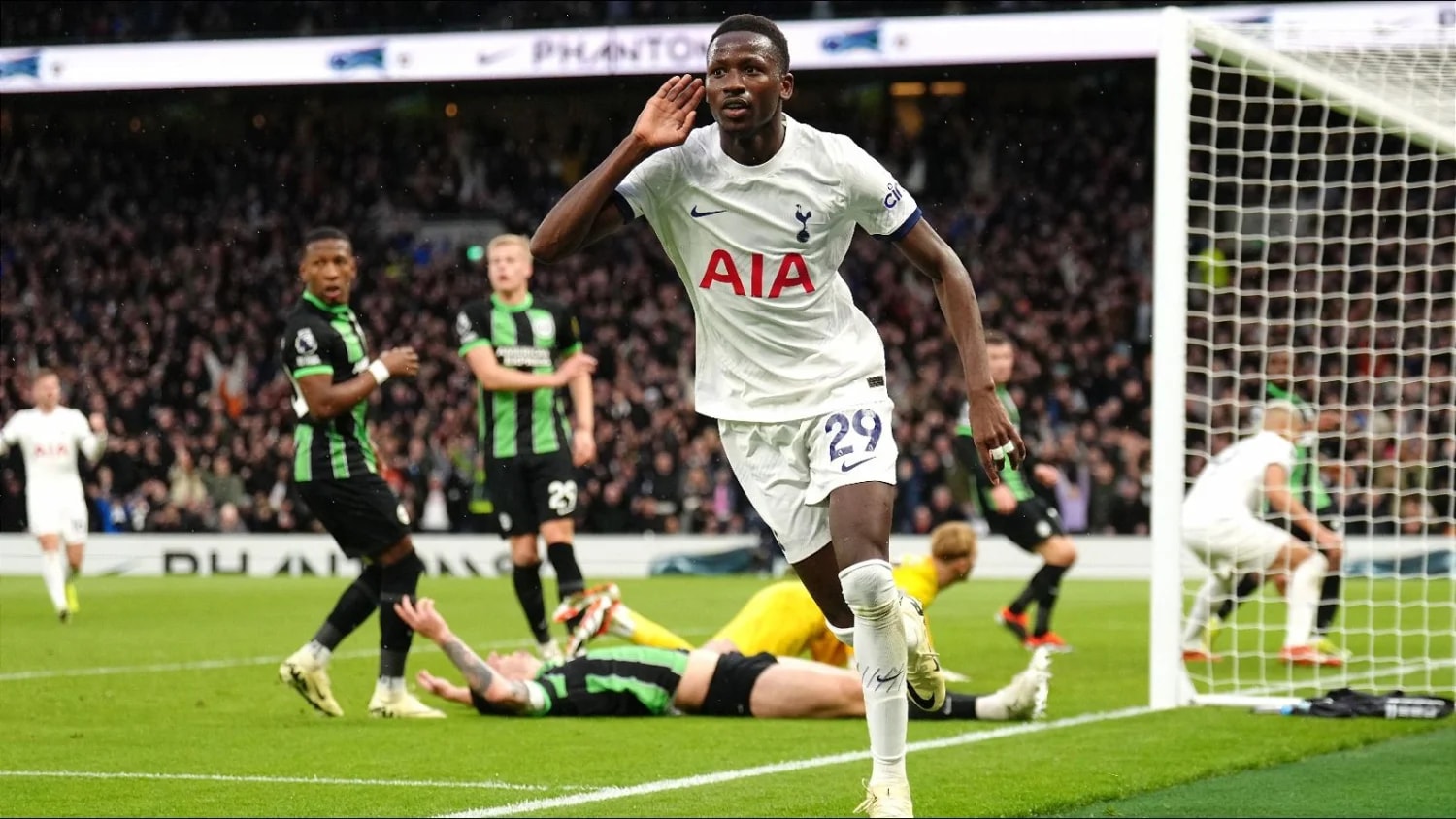 Senegal midfielder Pape Matar Sarr joins Juventus from Tottenham on season-long loan