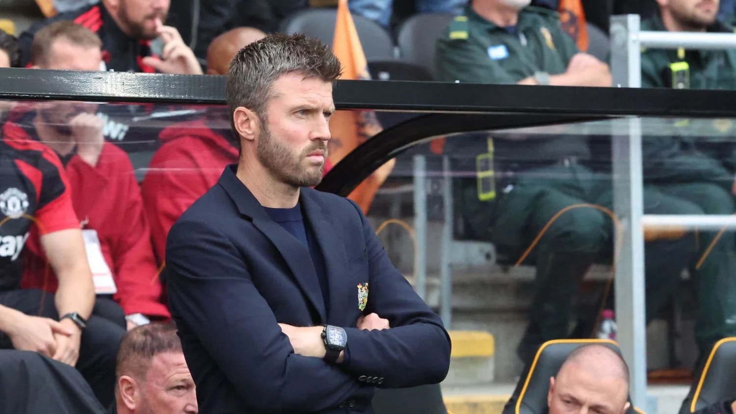 Michael Carrick urges calm as Man Utd suffer shock defeat at Hull Michael Carrick urges calm as Man Utd suffer shock defeat at Hull