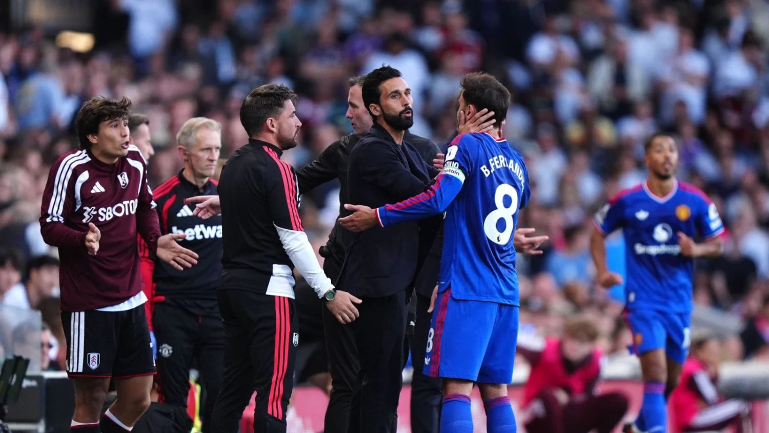 Fulham boss Alvaro Arbeloa charged for Man Utd post-match comments Fulham boss Alvaro Arbeloa charged for Man Utd post-match comments