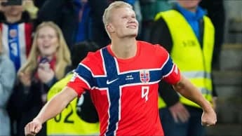 Erling Haaland brace fires Norway past Denmark Erling Haaland brace fires Norway past Denmark