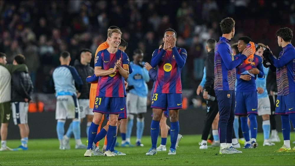 Frenkie de Jong makes history at Barcelona