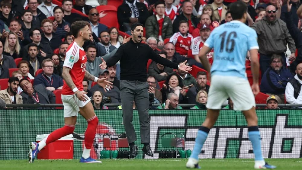 Mikel Arteta calls for 'fire in the belly' as Arsenal quadruple dream ends