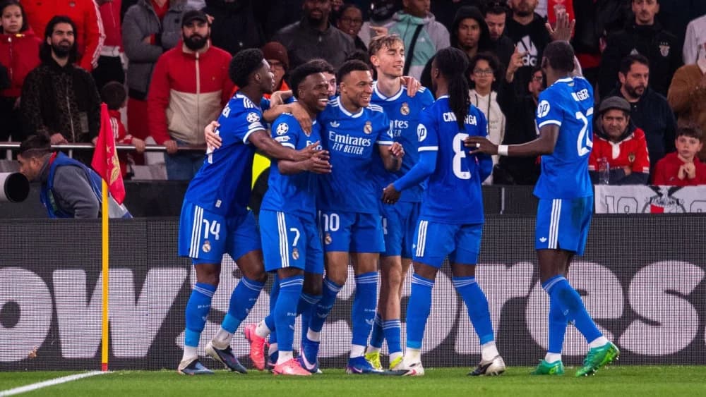 Champions League: Real Madrid edge out Benfica as Vinicius Junior nets winner Champions League: Real Madrid edge out Benfica as Vinicius Junior nets winner