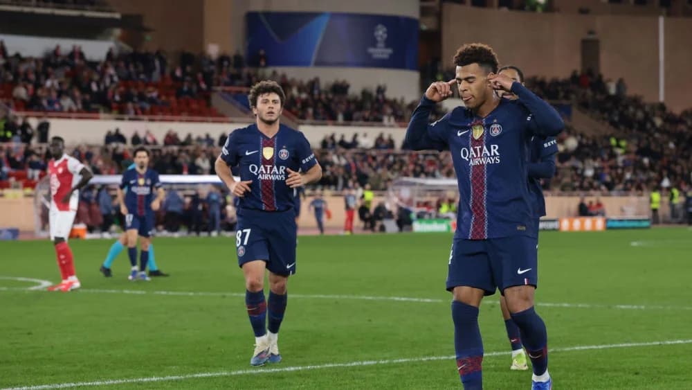 Desire Doue inspires dramatic comeback as Paris Saint-Germain stun Monaco in Champions League tie