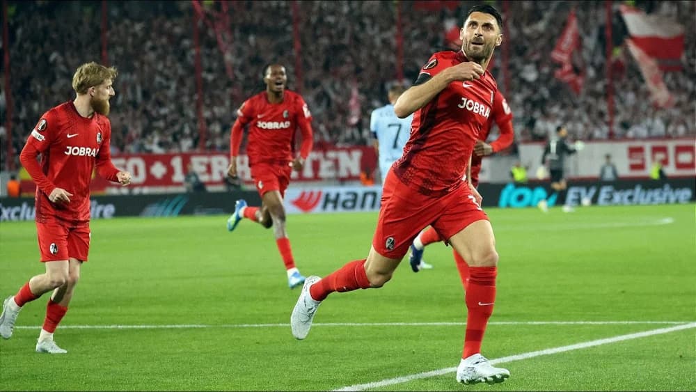 Freiburg see off Celta Vigo in Europa quarterfinal first-leg