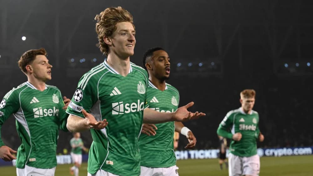 Anthony Gordon scores four as Newcastle cruise to big win over Qarabag in Champions League play-off