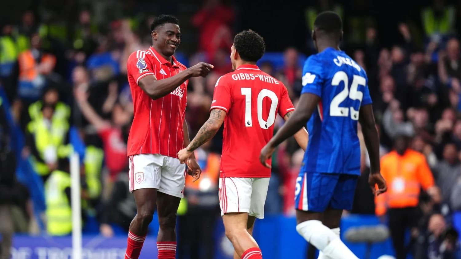Nottingham Forest attacker Taiwo Awoniyi lauds coach and teammates after convincing Chelsea win
