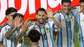 Lionel Messi scores first FIFA World Cup hat-trick as Argentina cruise past Algeria Lionel Messi scores first FIFA World Cup hat-trick as Argentina cruise past Algeria