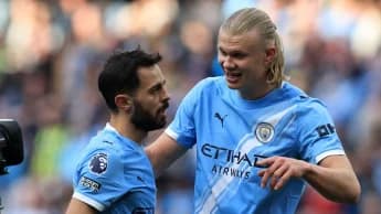 Man City duo Erling Haaland and Bernardo Silva share mutual appreciation after Arsenal win