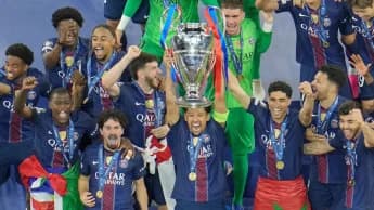 PSG lift back-to-back Champions League trophies after penalty-shootout win over Arsenal PSG lift back-to-back Champions League trophies after penalty-shootout win over Arsenal