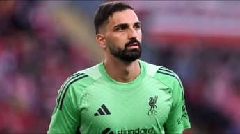 Liverpool keeper Giorgi Mamardashvili "fine" after Merseyside Derby injury blow
