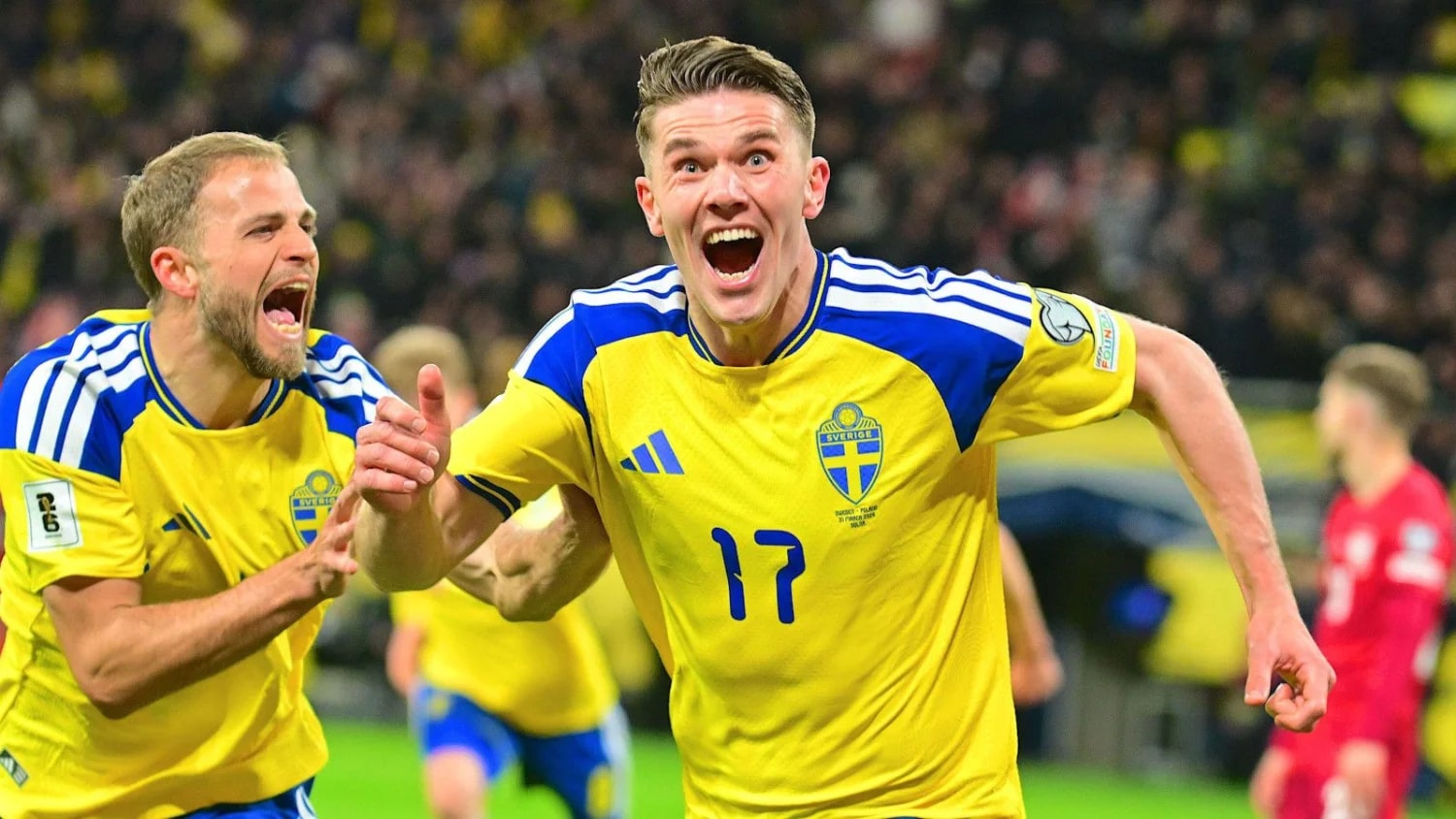 World Cup qualifiers: Viktor Gyokeres the hero for Sweden, Italy fall short