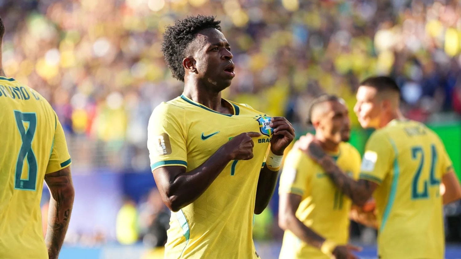 Vinicius Junior stunner rescues point for Brazil against Morocco