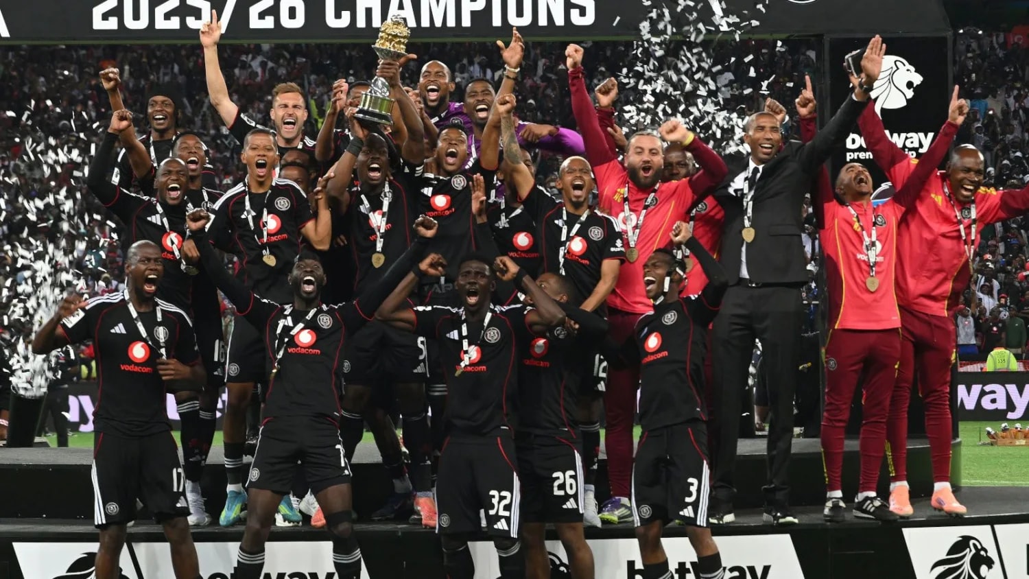 Former captain Benson Mhlongo hails treble-winning Orlando Pirates Former captain Benson Mhlongo hails treble-winning Orlando Pirates