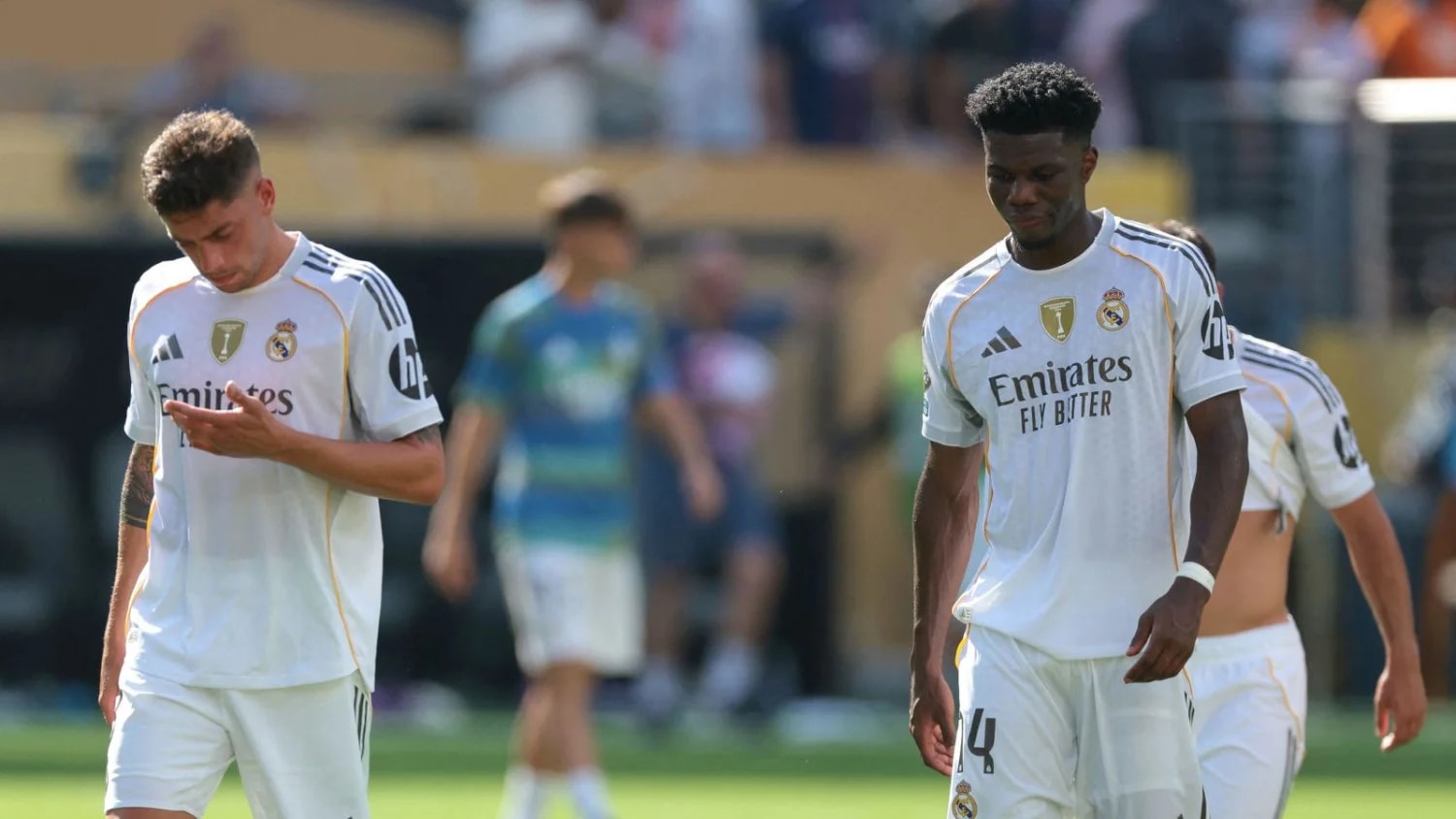 Aurelien Tchouameni denies punching Real Madrid teammate Federico Valverde Aurelien Tchouameni denies punching Real Madrid teammate Federico Valverde