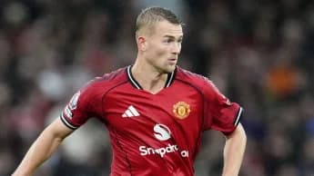Man Utd defender Matthijs de Ligt involved in part of Monday's training session Man Utd defender Matthijs de Ligt involved in part of Monday's training session